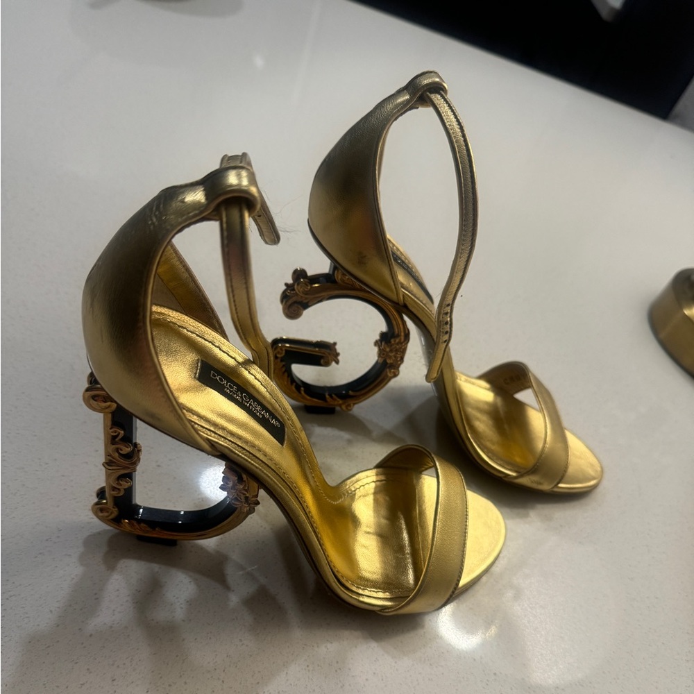 Dolce & Gabbana Gold Women's Heels